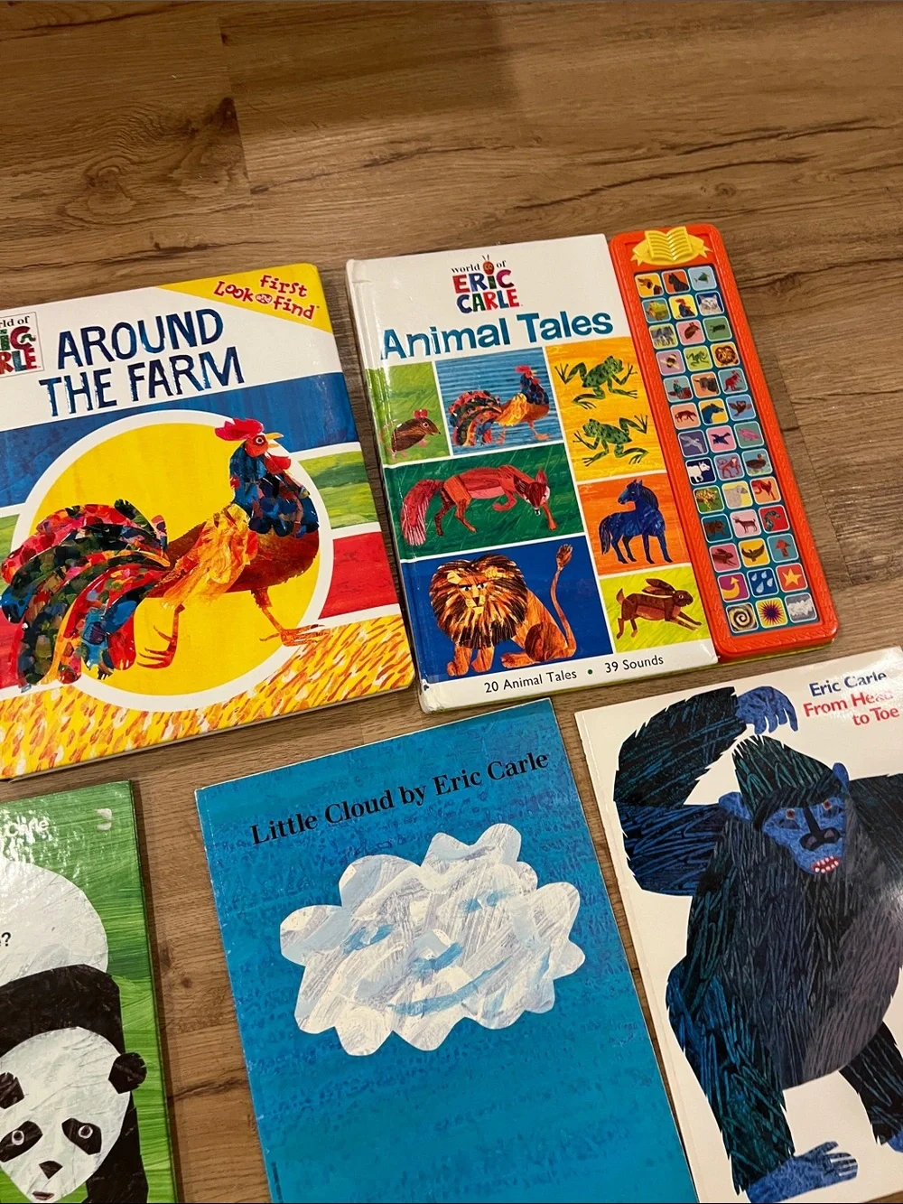 Colorful Educational Animal Board Books Set - Green/Multicolor